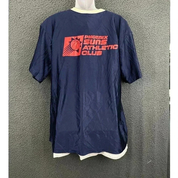 NWT Phoenix Suns Athletic Club Arizona Rage Jersey LARGE Adidas Reversible Blue - Picture 2 of 11